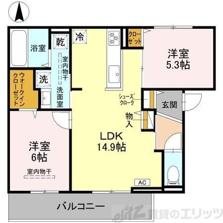D-residence下田部Aの物件間取画像